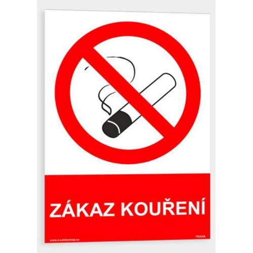 Tabulka bezpečnostní - plast A4 "Zákaz kouření Euronářadí