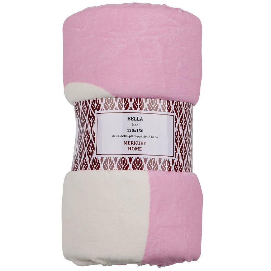 Deka Bella 16 Růžová/Ecru 120x150 Baumax