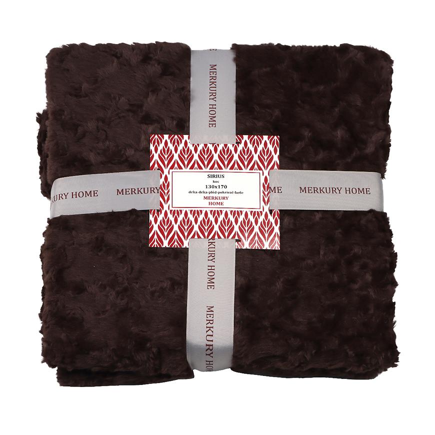 Deka Sirius 130x170 hnědá Baumax