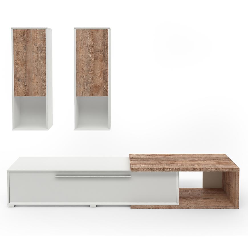 Komoda Roof RTV 40 bílý/dub samdal Baumax