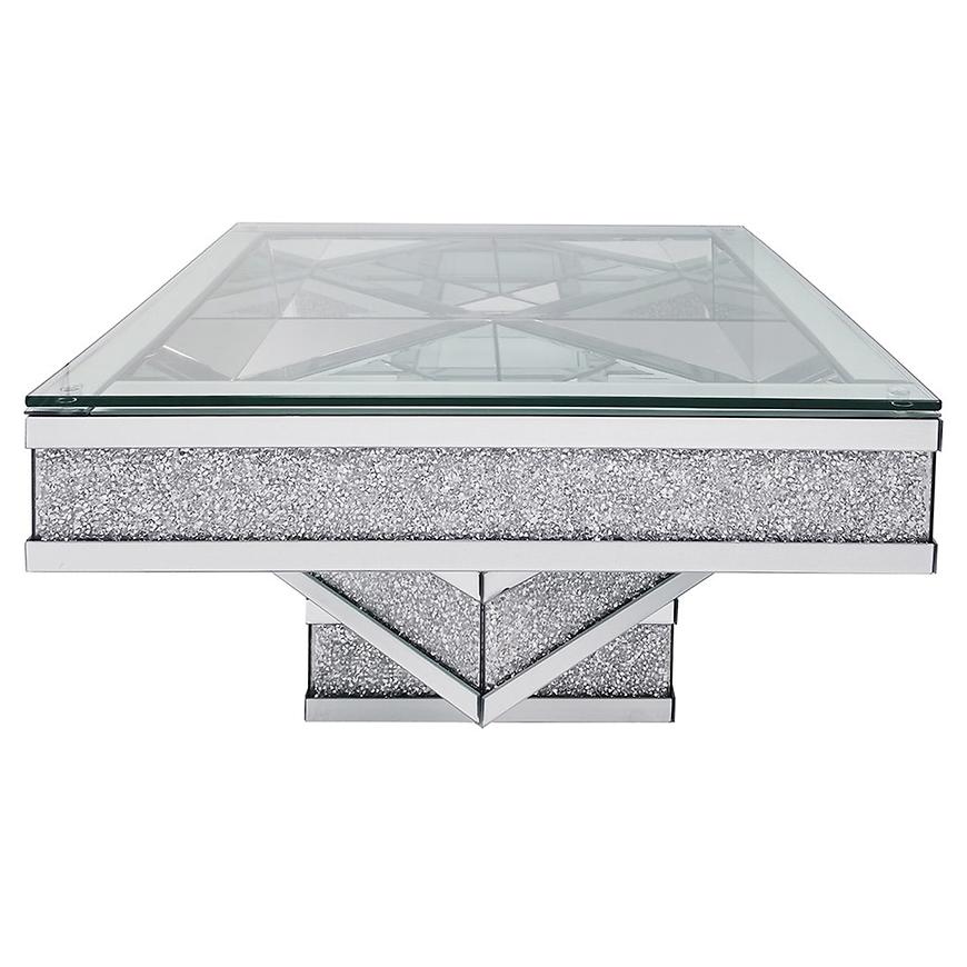 Konferenčni Stolek Mirror Diamantový Efekt zrcadlo Baumax
