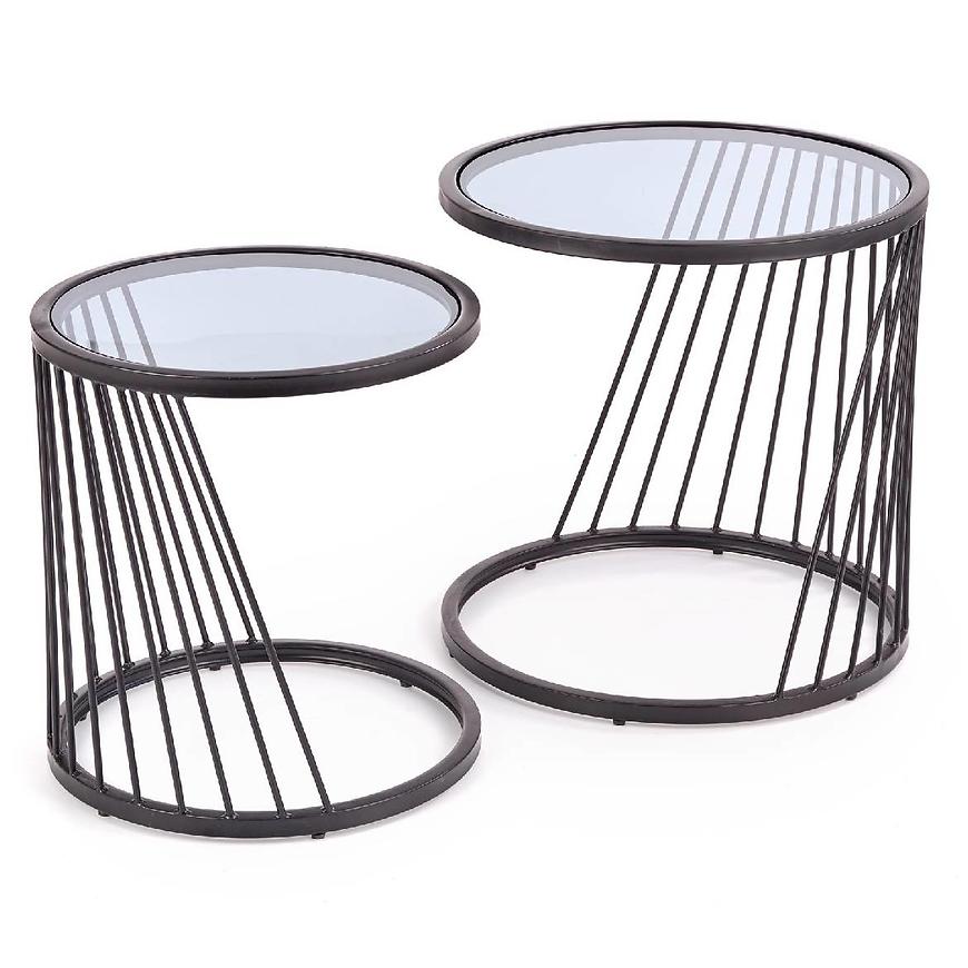 Konferenční stolek Antilla kouřový/černá Baumax