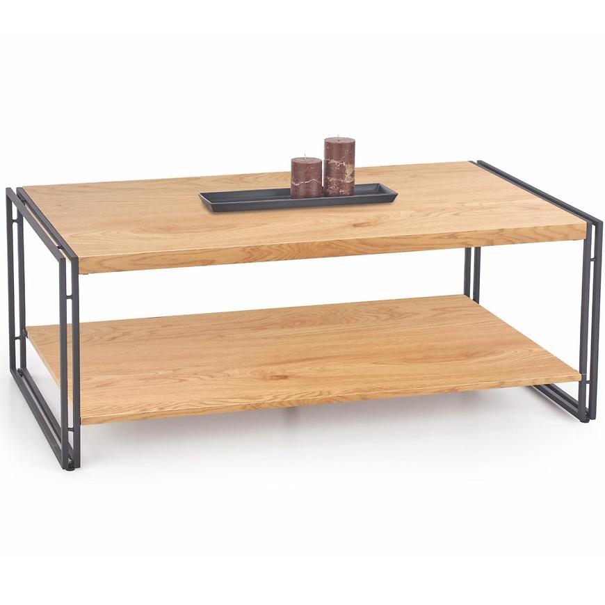 Konferenční stolek Bavaria dub zlatá/černá Baumax