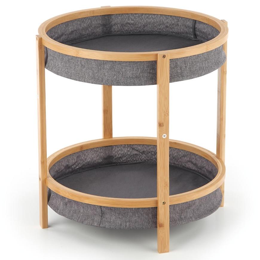 Konferenční stolek Emma přírodní/popelavě šedá Baumax