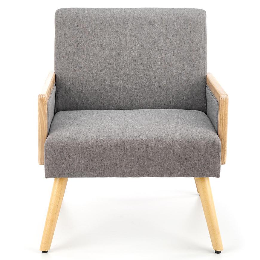 Křeslo Corfu popelavě šedá Baumax