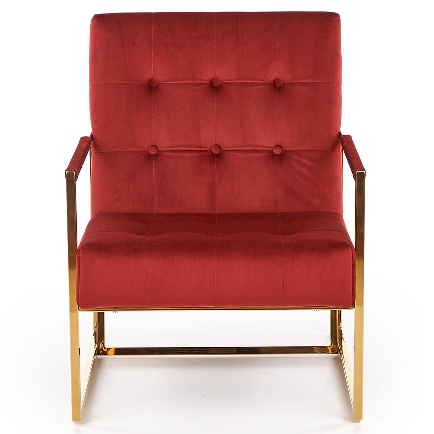 Křeslo Prius bordó/zlatá Baumax