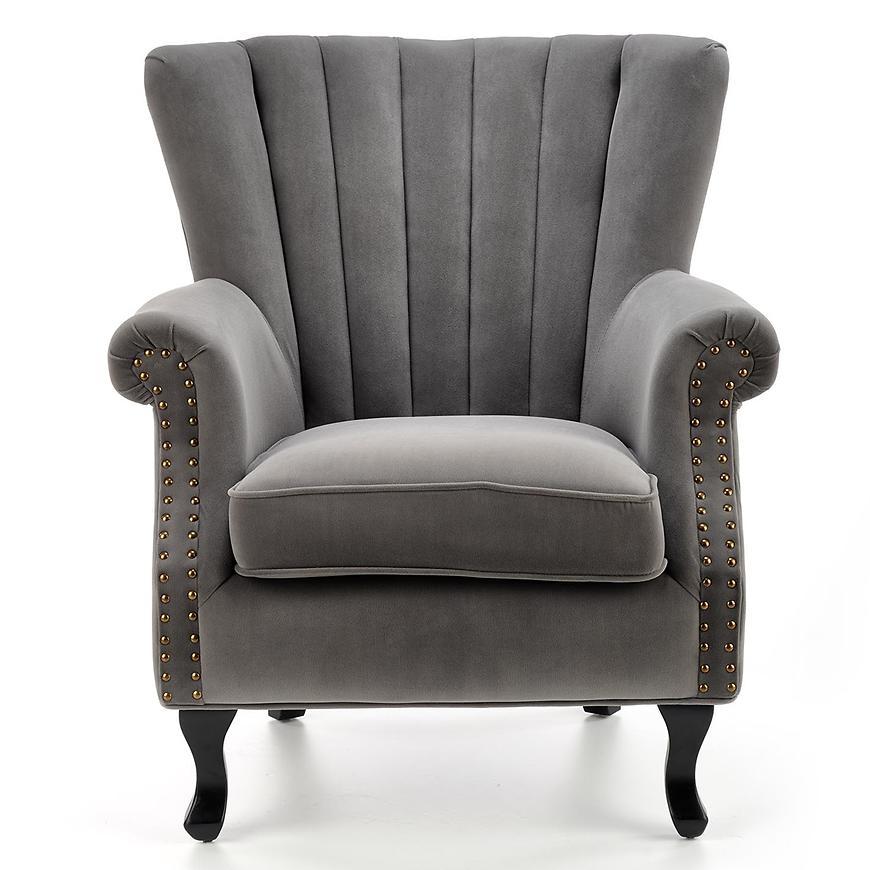 Křeslo Titan popelavě šedá/černá Baumax