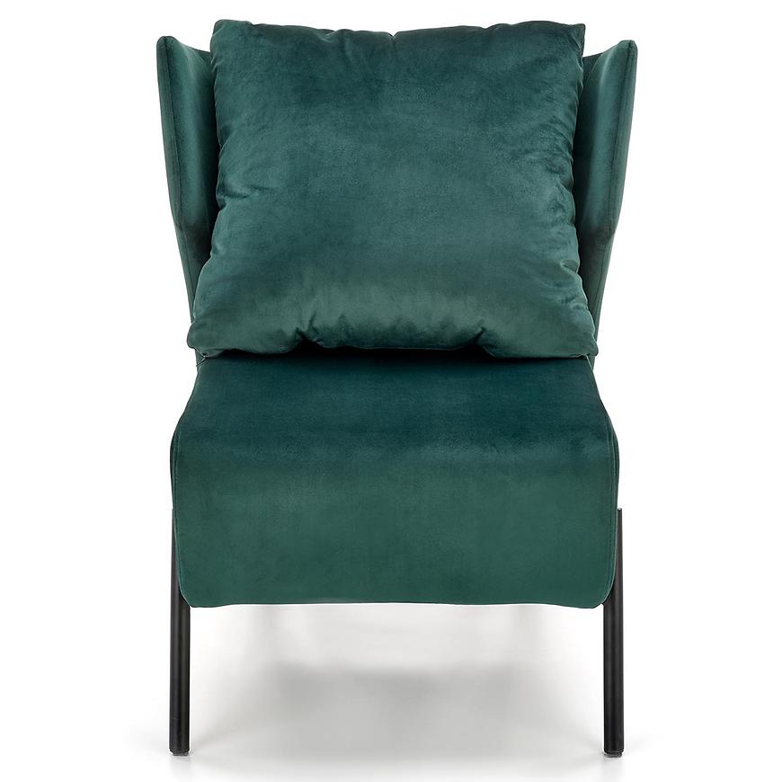 Křeslo Victus zelená/černá Baumax