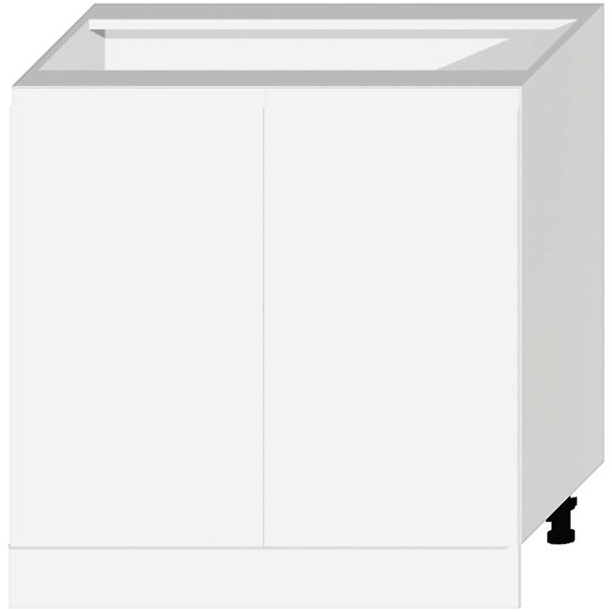 Kuchyňská skříňka Livia D80 bílý puntík mat Baumax