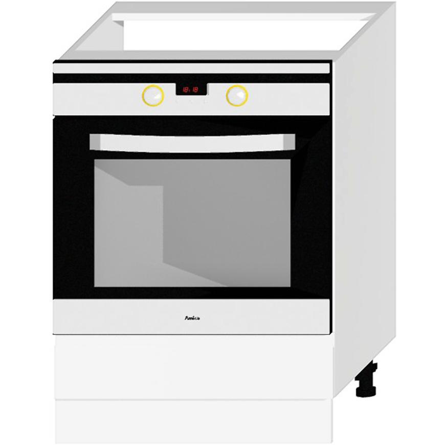Kuchyňská skříňka Livia DK60 bílý puntík mat Baumax
