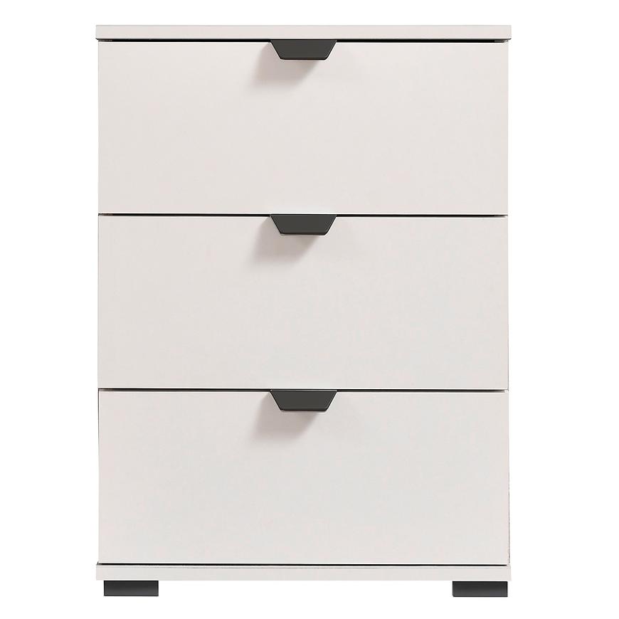 Noční Stolek Duerto 3f Bílý 11008319 Baumax