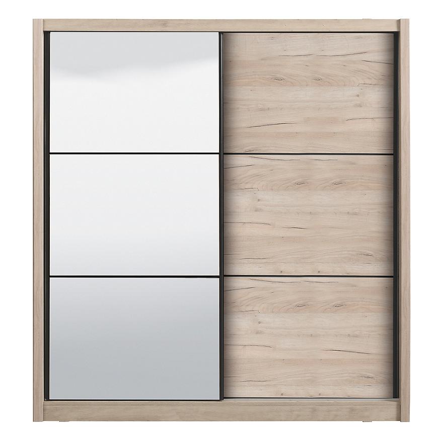 Skříň Navara Šedá Dub 11008278 Baumax