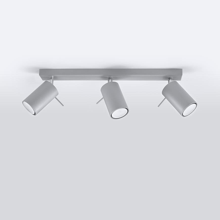 Stropní svítidlo Tigus 3 šedá Baumax