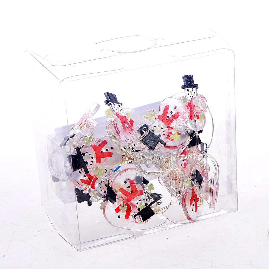 Světýlka sněhuláci 20 led na baterie TX2023-3