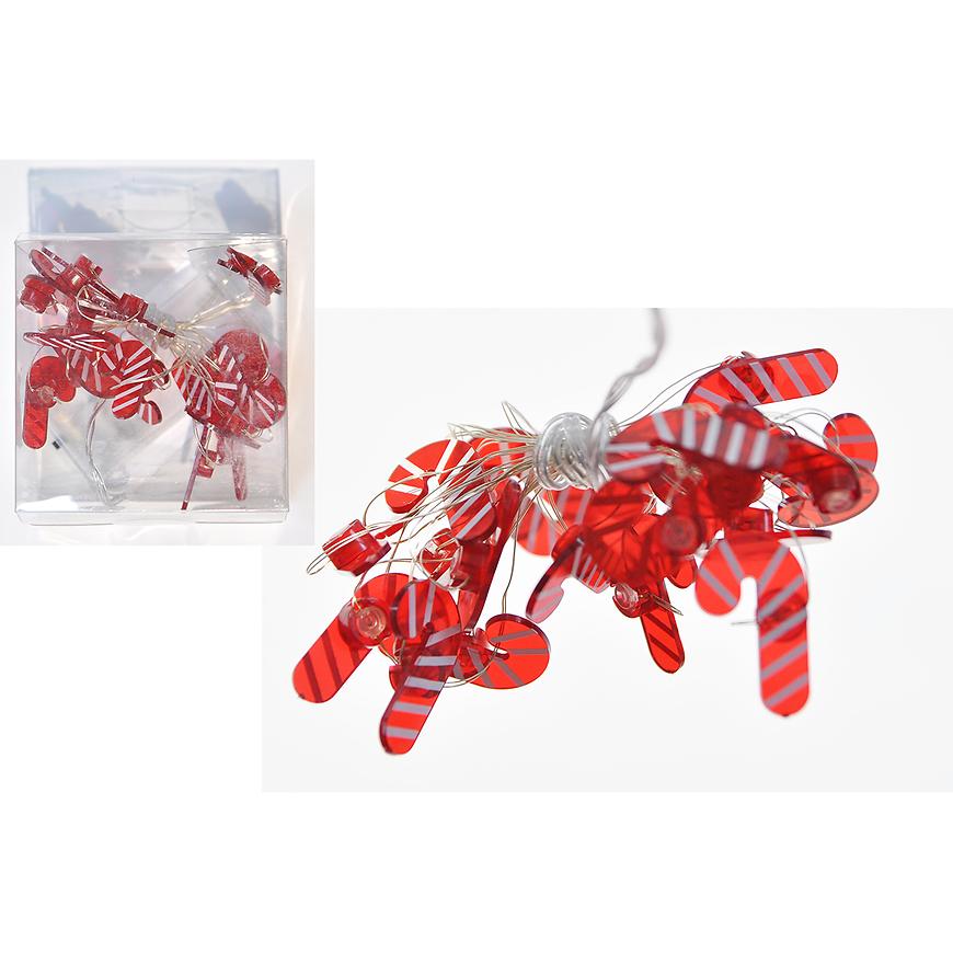 Světýlka vánoční lízátka 20 led TX2023-1