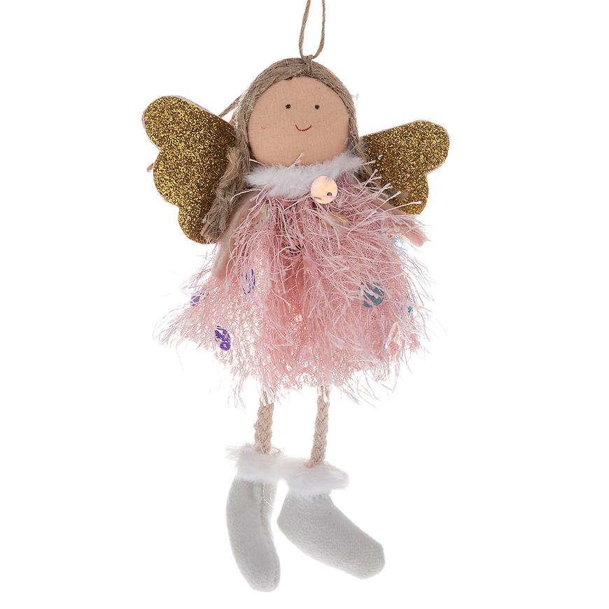 Závěsný textilní anděl FC459