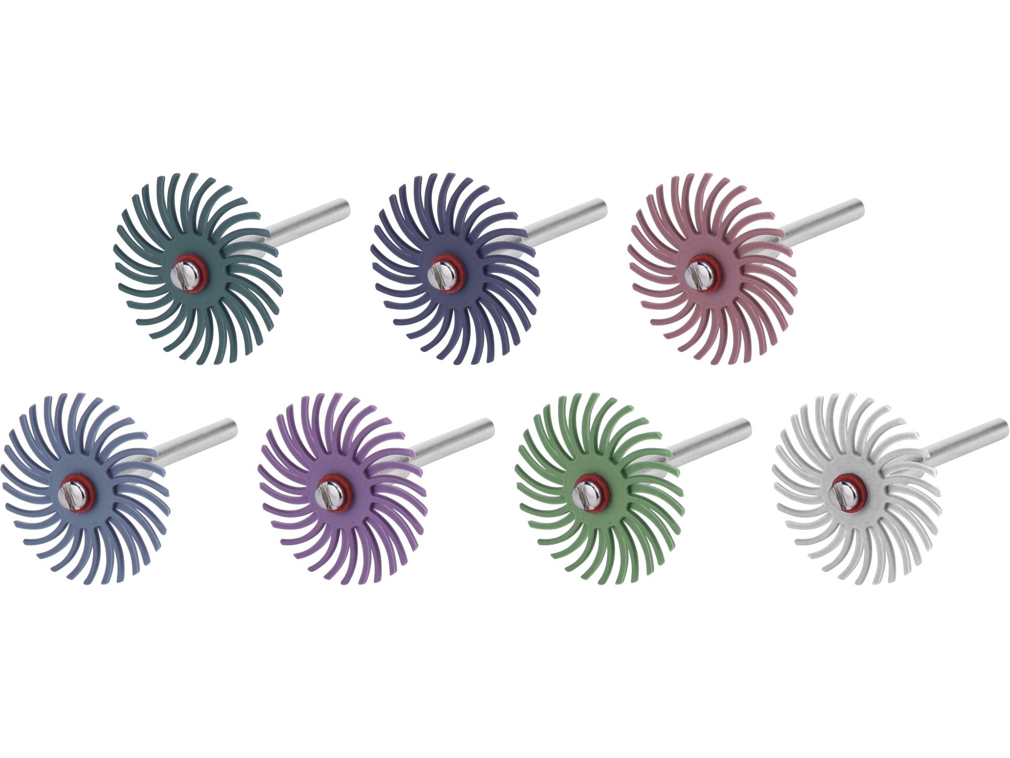 Sada štětinových radiálních disků 52ks Extol Premium 8803762