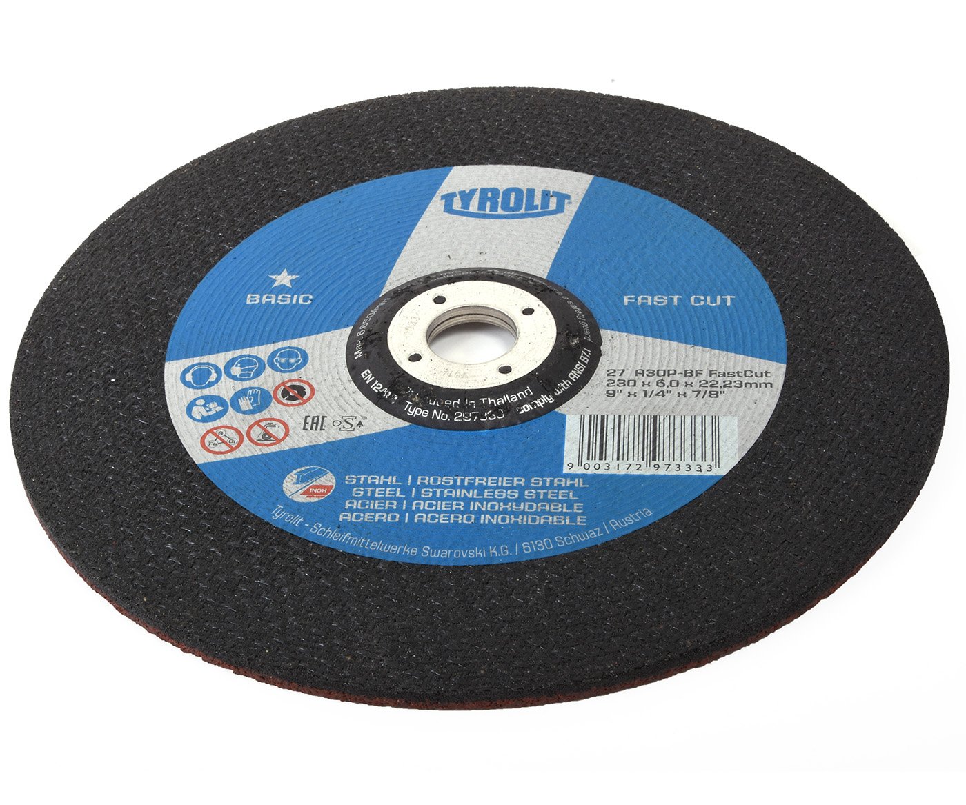Kotouč brusný ocel/nerez Tyrolit - 230x6mm