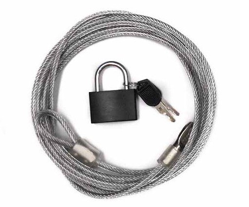 Zámek visací s lankem 3m Magg