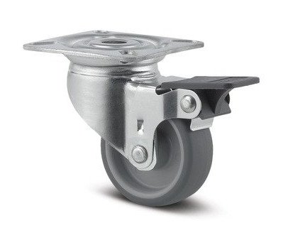 Kolečko přístrojové otočné 50mm plotýnka