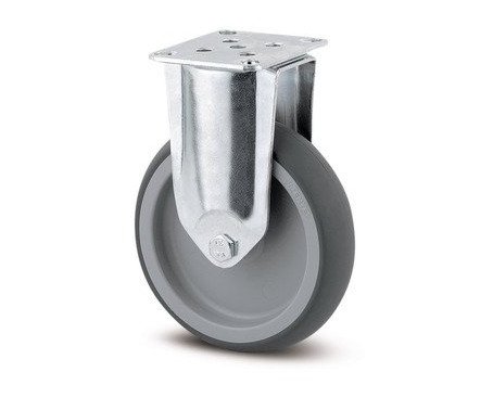 Kolečko přístrojové pevné 125mm plotýnka