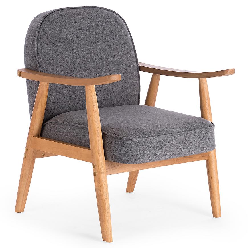 Křeslo Retro popelavě šedá Baumax