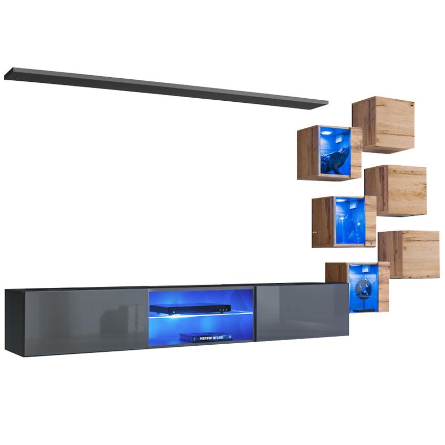 Obývací Stěna Switch Xxi Grafit/Wotan Baumax
