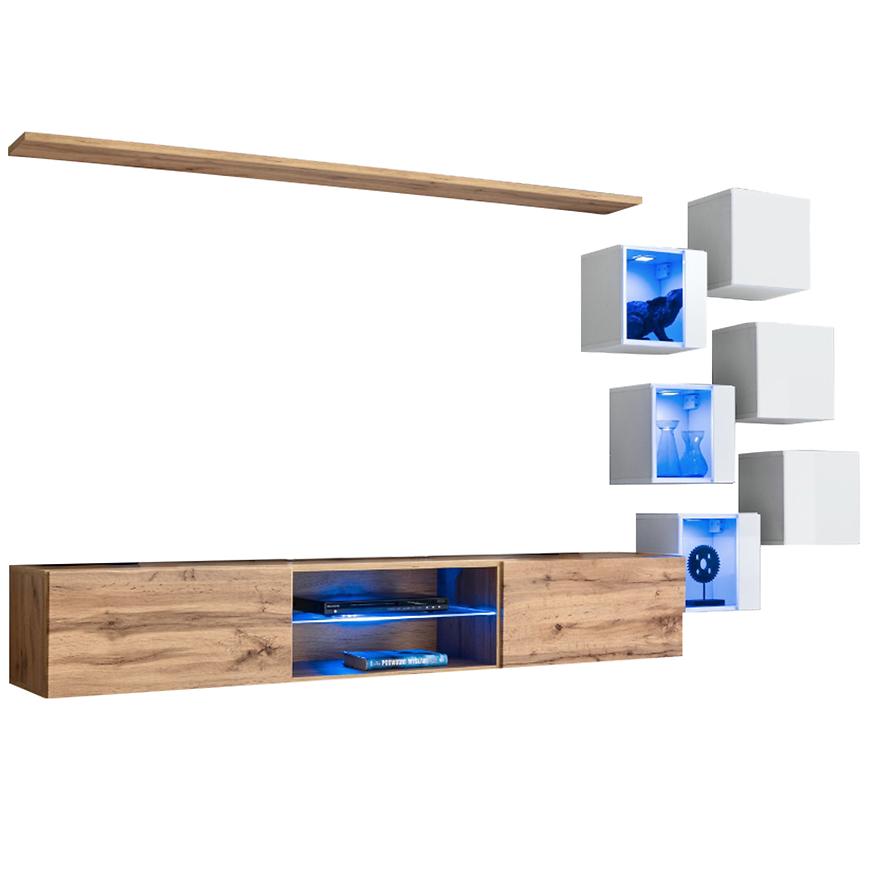 Obývací Stěna Switch Xxi Wotan/Bílý Baumax