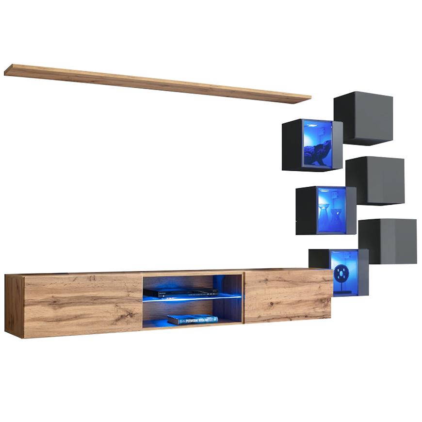 Obývací Stěna Switch Xxi Wotan/Grafit Buamax