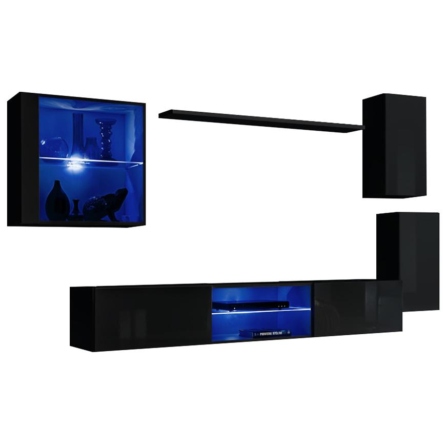 Obývací Stěna Switch Xxiii Černá Baumax