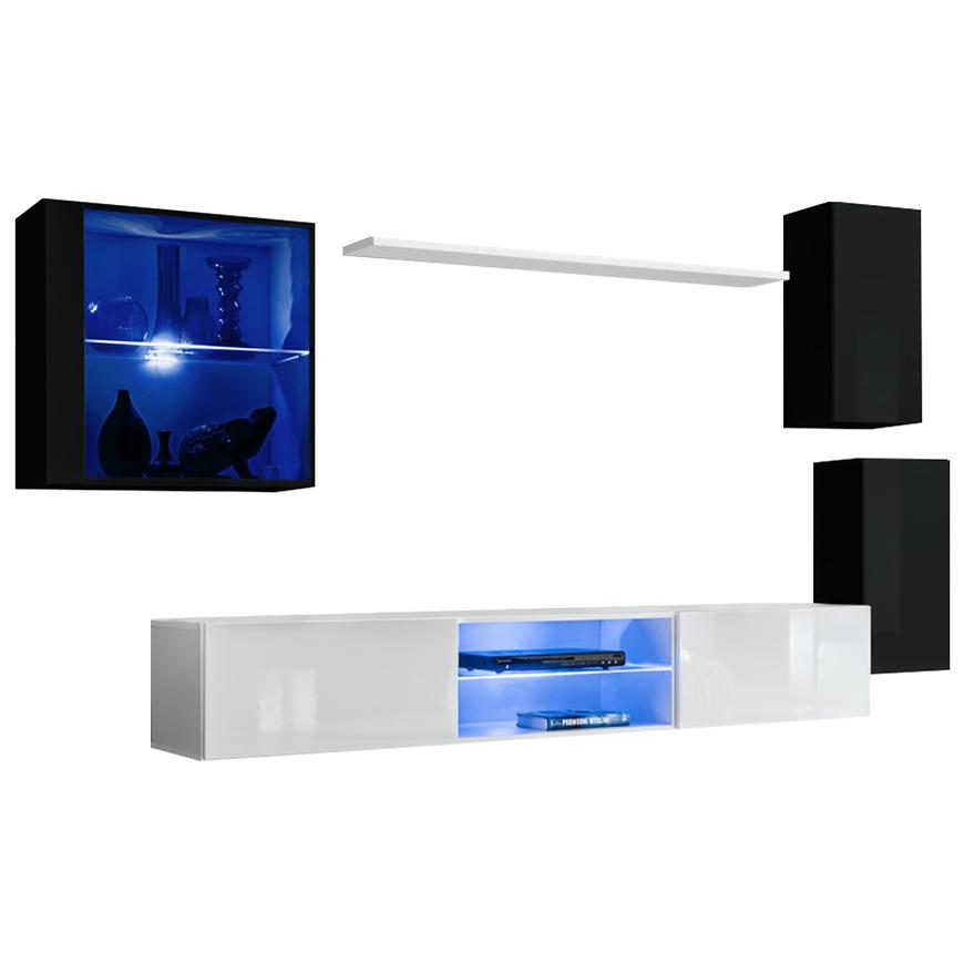 Obývací Stěna Switch Xxiii Černá/Bílý Baumax