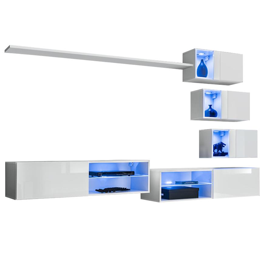 Obývací Stěna Switch Xxiv Bílý Buamax