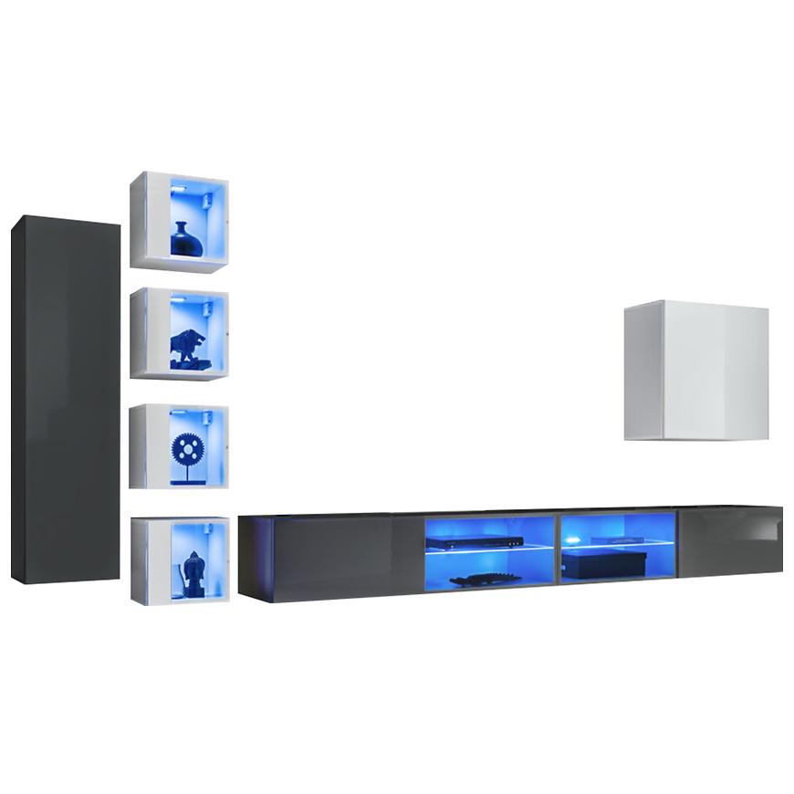 Obývací Stěna Switch Xxvi Grafit/Bílý Baumax