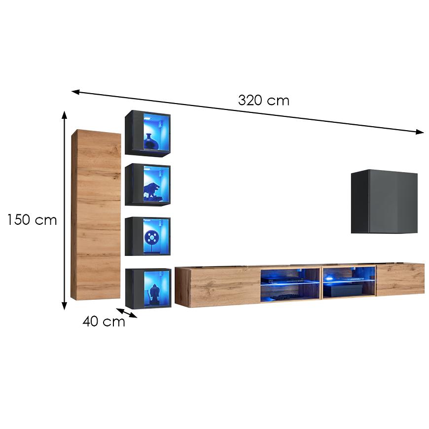 Obývací Stěna Switch Xxvi Wotan/Grafit Baumax