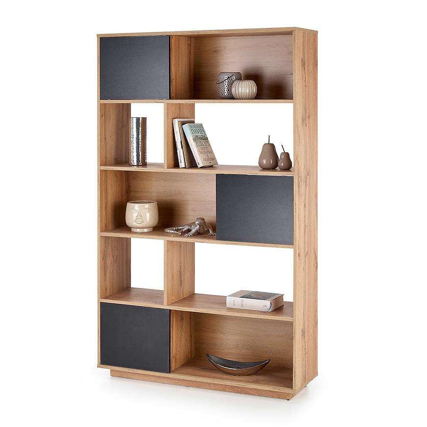 Regál Reg-23 dub wotan/černá Baumax