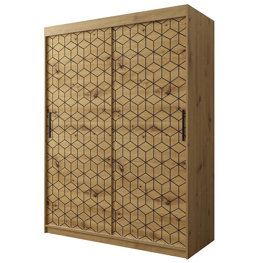 Skříň Heksagon 1 150 dub artisan/dub artisan Baumax