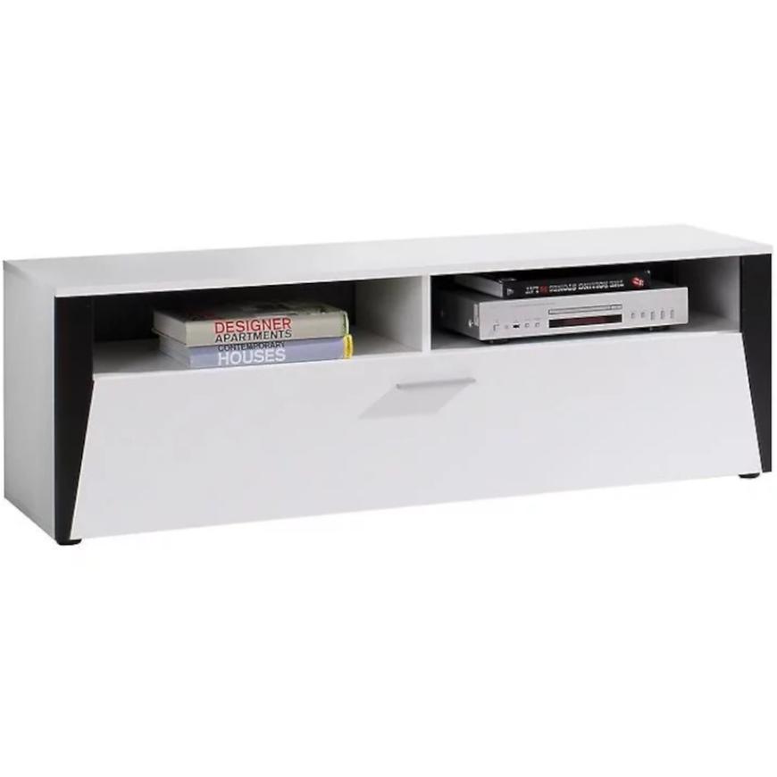 TV Stolek Piano 140 cm Bílý/Černá Baumax