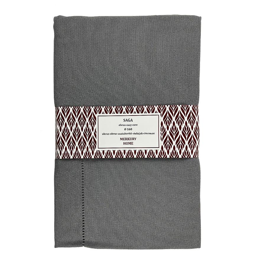 Ubrus SAGA tmavě šedý 160 easy care Baumax