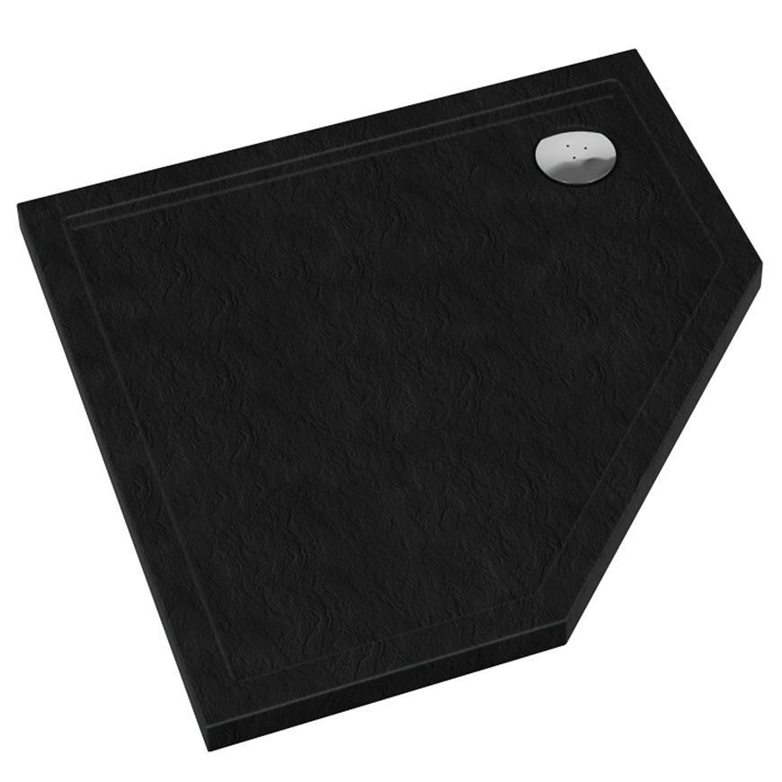 Vanička pětiúhelníkový Caspar New Black Stone 80x80x5 - 3.2397/C/St SCHEDPOL