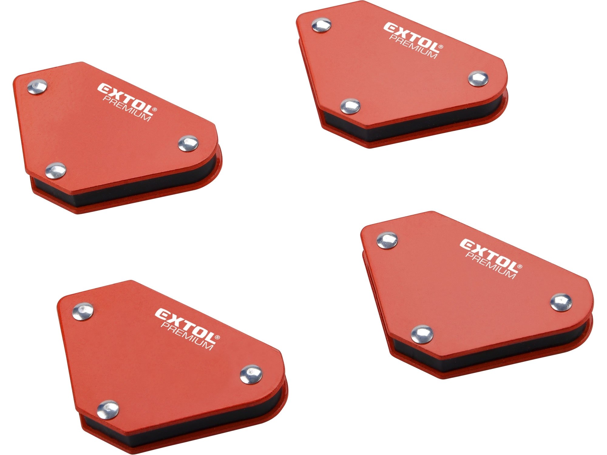 Sada úhelníků magnetických pro sváření 4ks Extol Premium 8815180