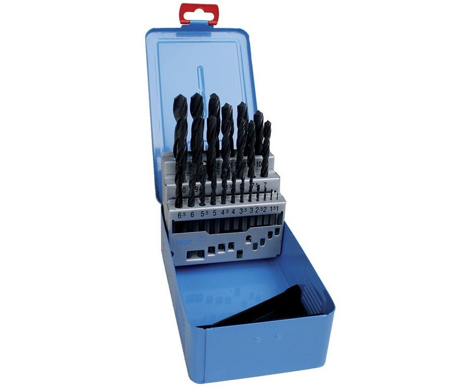 Sada vrtáků do kovu HSS 25ks 1-13/0