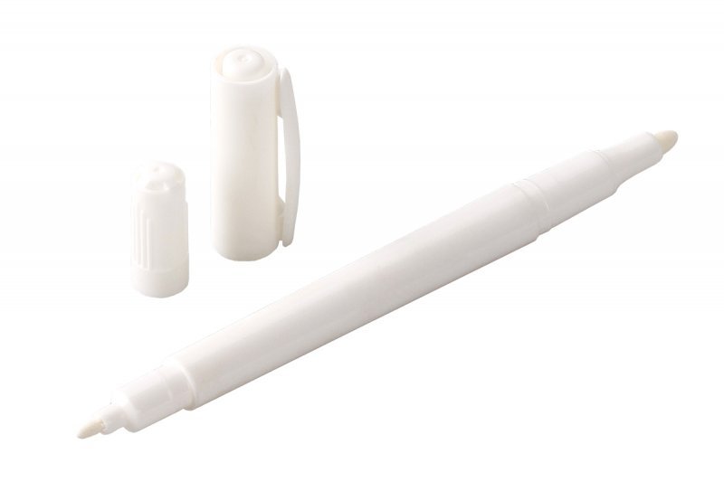 Značkovač lihový oboustranný - bílý