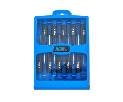 Sada hodinářských šroubováků 10ks XTline