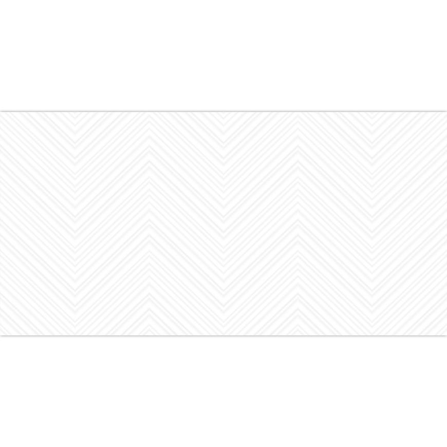 Dekor White mat chevron 30/60 REKT. CERAMICA COLOR
