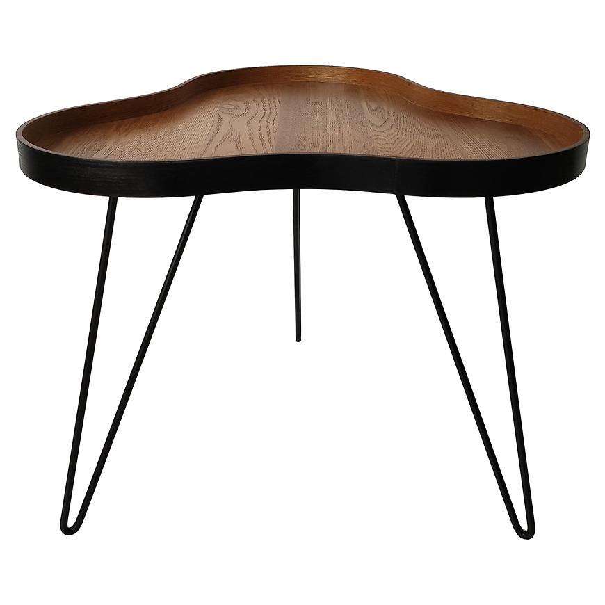 Konferenční stolek Icon černá/dub přírodní Baumax