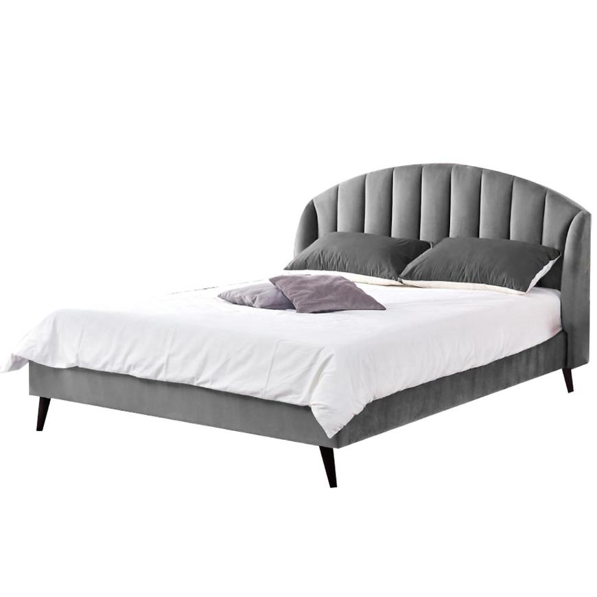 Postel Yovella 160 popelavě šedá/černá Baumax