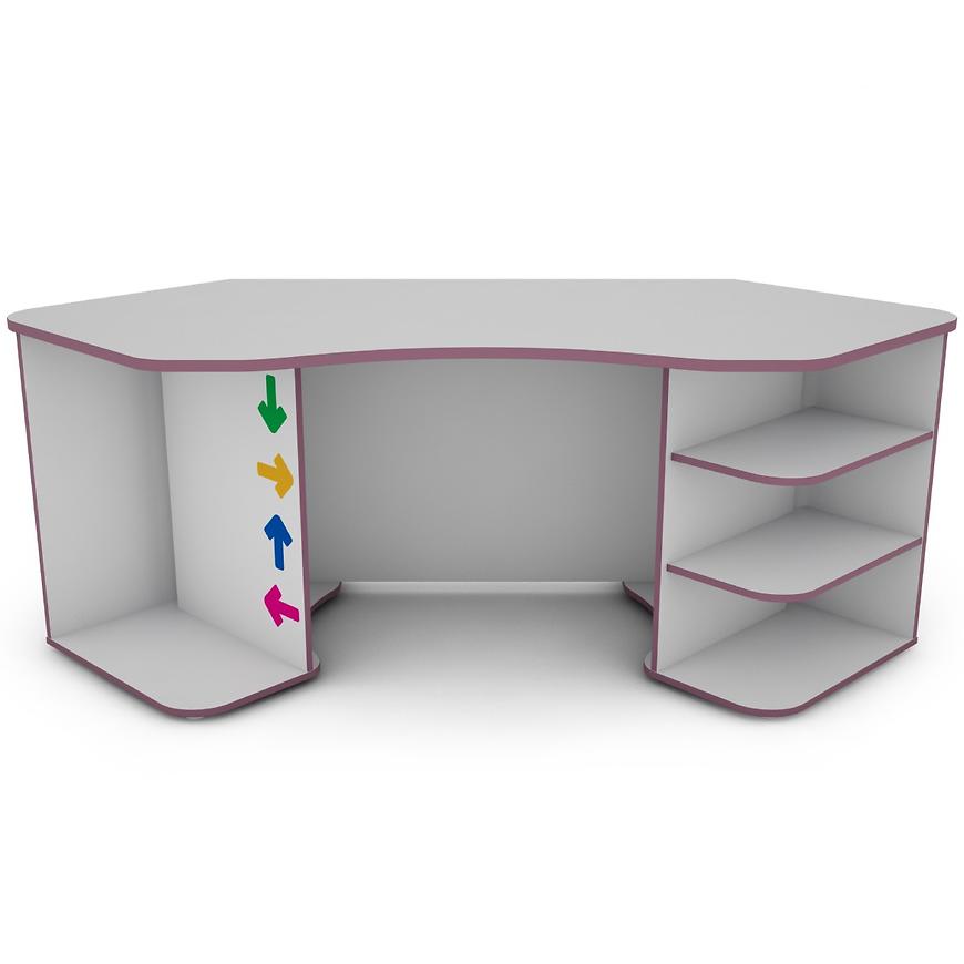 Psací Stůl Matrix 1 bílá/fialový Baumax