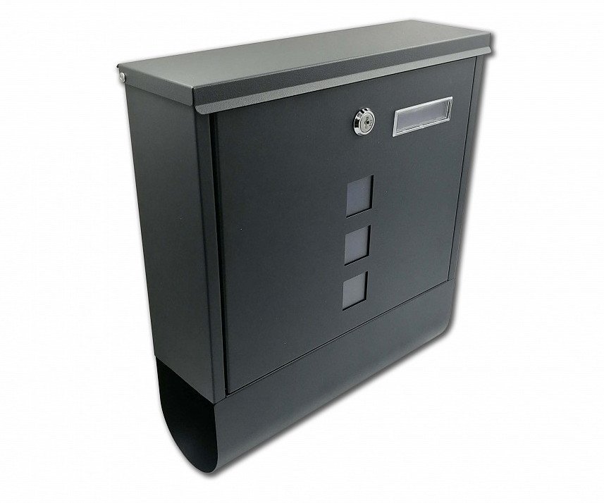 Poštovní schránka Melvin 30x33x10cm - antracit
