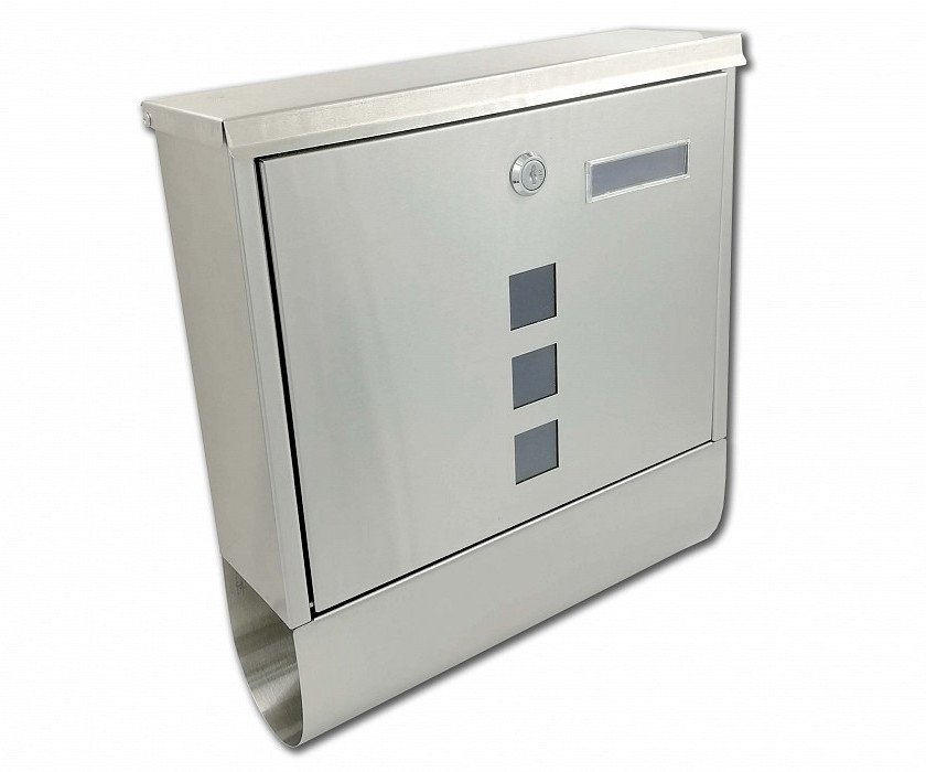 Poštovní schránka Melvin 30x33x10cm - nerez