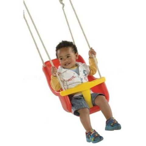 JIPOS KAXL Houpačka Luxe hluboký sedák Červená